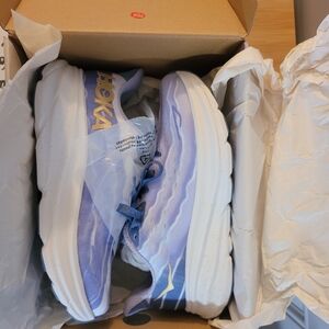 Hoka Womens Lavender Running Shoes - Lightweight Comfort NIB